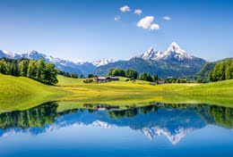 Hermoso paisaje de Suiza