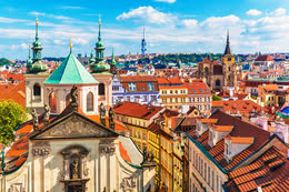Vista aérea de Praga