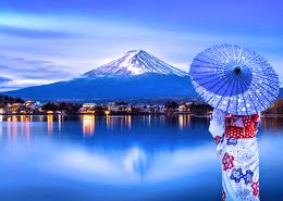Preciosa vista del Monte Fuji