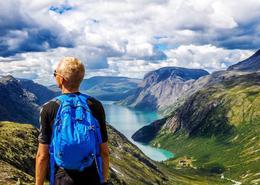 Vista panorámica de Fiordos Noruega