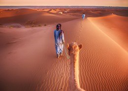 Desierto del Sahara en Marruecos