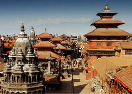 Templo de Katmandú en Nepal